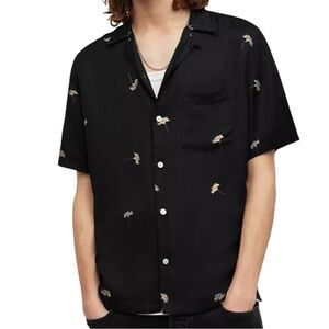 ALLSAINTS Daisy Relaxed Fit Short Sleeve Shirt size large